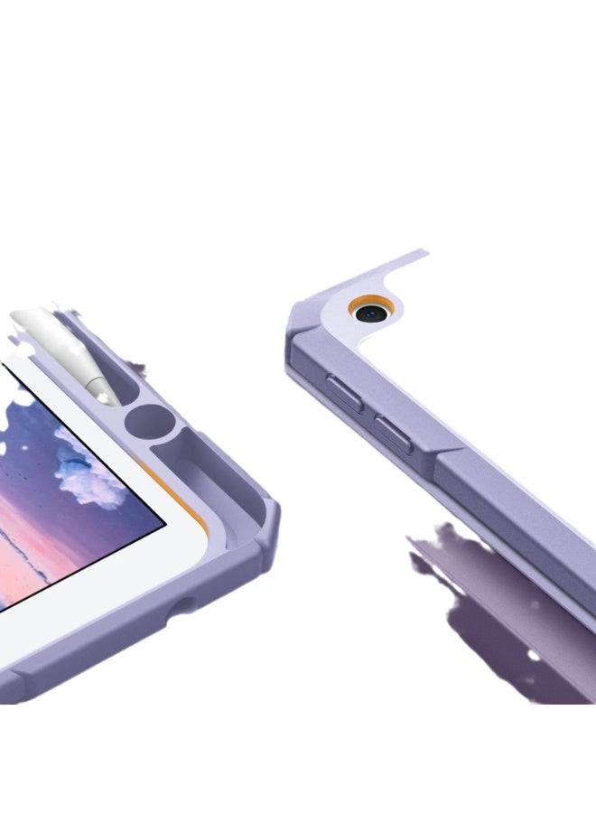 Digipace Case for iPad Pro 11 2024 (M4), Purple Marble Leather iPad Case with Pencil Holder, iPad Cover Featuring Acrylic Back and Folio Stand, Slim iPad Protective Case, Auto Wake/Sleep Tablet Case - Image 5